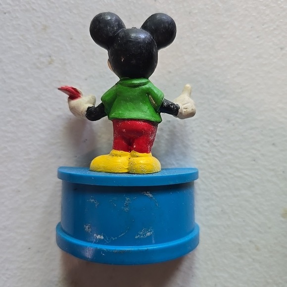 You're #1 in my‎ book Mini Messengers Mickey Mouse figurine Vintage 3" - Picture 2 of 5
